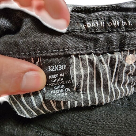 Kenneth Cole Mens Slim Fit Black Denim Jeans 32x30 - Picture 5 of 5